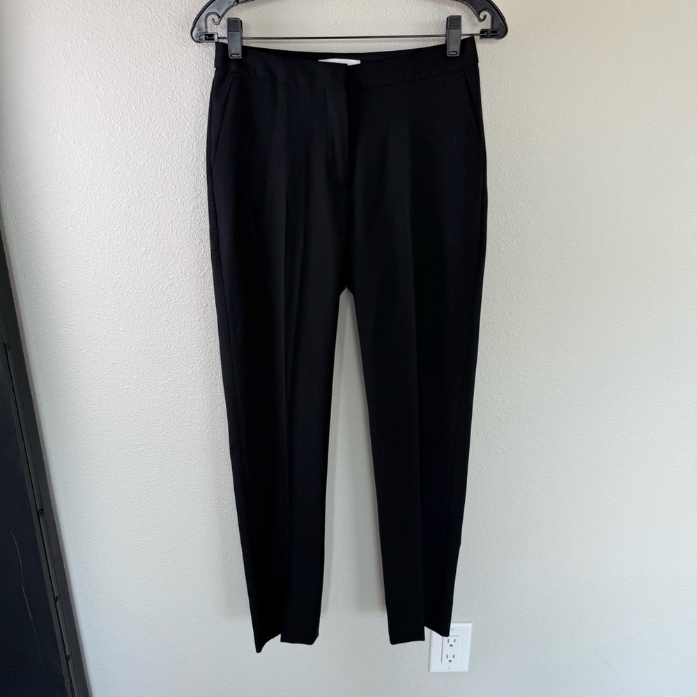 REISS Huxley Trouser Pants Black Slim-Leg Business Casual Women’s Size 4 - Picture 3 of 13